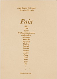 Couverture d’ouvrage : Paix